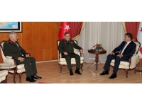 Başbakan Üstel,Türkiye Cumhuriyeti Kara Kuvvetleri Komutanı Orgeneral Selçuk Bayraktaroğlu’nu kabul etti
