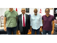 Çavuşoğlu, KKTC Basketbol Federasyonu’nu kabul etti