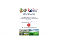 Tarıma yönelik 3 konu başlığında eğitim verilecek
