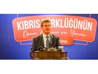 Başbakan Üstel, “Kıbrıs Türklüğünün Dünü, Bugünü ve Yarını” paneline katıldı: Dünyayla kucaklaşma yolunda tüm ezberleri bozarak ilerliyoruz