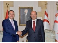 Cumhurbaşkanı  Tatar, YRP Genel Başkanı Fatih Erbakan ve beraberindeki heyeti kabul etti