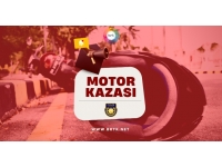 Yudi Dağı mevkiinde trafik kazası: Motosiklet sürücüsü hayatını kaybetti