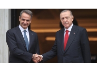 Erdoğan, Miçotakis ile bir araya geldi