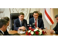 TC Adalet Bakanı Tunç ve beraberindeki heyet, İçişleri Bakanı Oğuz’u ziyaret etti