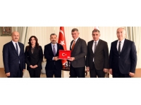 Feyzioğlu, RTÜK Başkanı Şahin ve beraberindeki heyeti kabul etti
