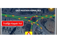 Polisten sürücülere uyarı:Gazimağusa’da Gazi Mustafa Kemal Bulvarı üzerinde yol çalışması yapılacak