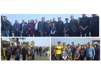 Bisiklet ve Yürüyüş Yolu düzenlenen törenle hizmete açıldı