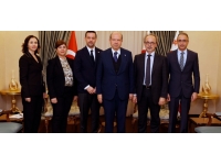 Cumhurbaşkanı Tatar, Rekabet Kurulu heyetini kabul ederek görüştü