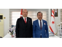 Cumhurbaşkanı Tatar Yeniboğaziçi Belediyesi’ni ziyaret etti