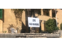 Tadilatı tamamlanan Lefke Kaza Mahkemesi hizmete açıldı..Lefke Sivil Toplum Platformu eylem yaptı