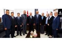 Bakan Çavuşoğlu, İTÜ heyetini kabul etti