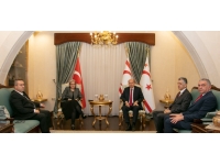 Cumhurbaşkanlığındaki  toplantıda son gelişmeleri değerlendiren Cumhurbaşkanı Ersin Tatar: “Adalet mekanizmasında yer alan tüm kurumlara güvenim tamdır”