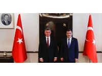 Feyzioğlu, TC Cumhurbaşkanı Yardımcısı Yılmaz tarafından kabul edildi… Görüşmede, Türkiye-KKTC İktisadi ve Mali İşbirliği Anlaşması ele alındı