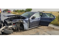 Maliye Bakanı Özdemir Berova ve ekibi trafik kazası geçirdi