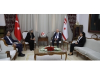 Töre, Narin Ferdi Şefik ve Bertan Özerdağ’ı kabul etti