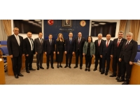 Meclis heyeti TBMM Plan ve Bütçe Komisyonu ile görüştü