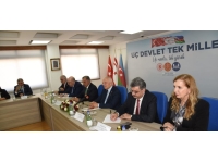 Türkiye Azerbaycan KKTC Parlamentolar Arası Dostluk Grubu başkanları ve heyetleri arasında çalışma toplantısı yapıldı