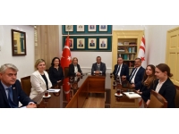 Türkiye Kamu Başdenetçisi Malkoç ile Azerbaycan İnsan Hakları Komiseri Aliyeva, Başsavcı Altıncık ile Barolar Birliği Başkanı Esendağlı’yı ziyaret etti