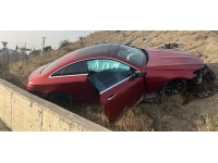 Lefkoşa’da kuzey çevre yolunda kaza…