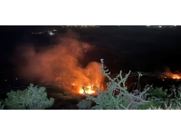 Alevkayası’ndaki yangın söndürüldü