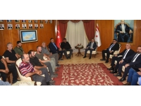 Başbakan Üstel, Hayvancılar Birliği heyetiyle görüşüyor