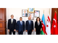 Çavuşoğlu, Azerbaycan ziyareti kapsamında KKTC Bakü Temsilciliği’ni ziyaret etti