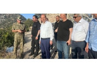 Cumhurbaşkanı Tatar, yangını kontrol altına alındığını açıkladı