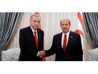 Cumhurbaşkanı Tatar, TC Cumhurbaşkanı Erdoğan’la bayramlaştı