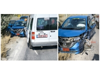 Girne-Değirmenlik anayolunda korkutan kaza!