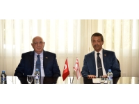 Ertuğruloğlu KKTC’de bulunan Azerbaycan heyetini kabul etti