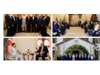 Cumhurbaşkanı Tatar, TOBB Başkanı Hisarcıklıoğlu ve beraberindeki heyeti kabul etti