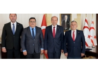 Cumhurbaşkanı Tatar, YÖDAK Başkanı Prof. Dr. Hocanın’ı kabul ederek görüştü