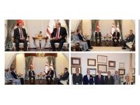 Cumhurbaşkanı Ersin Tatar, Kırgızistan Türkiye Manas Üniversitesi Mütevelli Heyeti Başkanı Prof. Dr. İbrahim Çapak’ı kabul etti