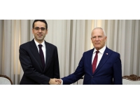 Meclis Başkanı Töre, Türkiye Lefkoşa Büyükelçisi Serim’i kabul etti