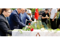 Cumhurbaşkanı Tatar, Bartın Şehitliği’ni ziyaret etti