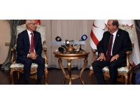 Cumhurbaşkanı Tatar, TC Ulaştırma ve Altyapı Bakanı Uraloğlu’nu kabul etti