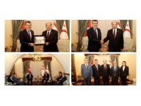 Tatar, İstanbul Teknik Üniversitesi’nin yeni rektörü Prof. Dr. Hasan Mandal kabul ederek görüştü