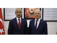 Meclis Başkanı Töre, TC Ulaştırma ve Altyapı Bakanı Uraloğlu’nu kabul etti