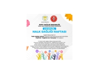 Sağlık Bakanlığı 3-9 Eylül “Halk Sağlığı Haftası” nedeniyle etkinlikler düzenliyor