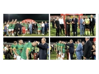 Cumhurbaşkanı  Tatar, Özer Komando Süper Kupa Finalini izledi