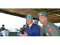 Cumhurbaşkanı Tatar, Şehit Yüzbaşı Cengiz Topel Akdeniz Fırtınası Tatbikatı’nı izledi