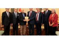 Tatar, Türk Dünyası Mühendisler ve Mimarlar Birliği heyetini kabul etti