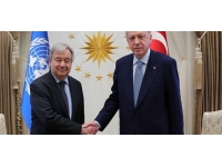 TC Cumhurbaşkanı Erdoğan, Birleşmiş Milletler  Genel Sekreteri Guterres ile görüştü