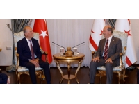 Cumhurbaşkanı Tatar, Anamur Belediye Başkanı ve Ticaret Odası Başkanı’nı kabul etti