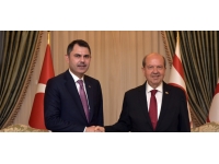 Cumhurbaşkanı Tatar TC Çevre, Şehircilik ve İklim Değişikliği Bakanı Kurum’u kabul etti