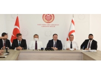 Hükümet ortakları Meclis Mavi Salon’da basın toplantısı düzenledi: “CTP tarihte görülmemiş bir Meclis işgali yaptı”