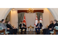 Cumhurbaşkanı Tatar, Mersin Girişimci İş İnsanları Derneği heyetini kabul etti