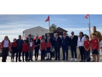 Köprülü köyünde yenilenen Atatürk Büstü açıldı
