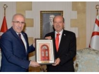 Cumhurbaşkanı Tatar, Saadet Partisi’nden bir heyeti kabul etti