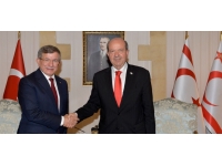Cumhurbaşkanı Tatar Gelecek Partisi Genel Başkanı ve beraberindeki heyeti kabul etti
